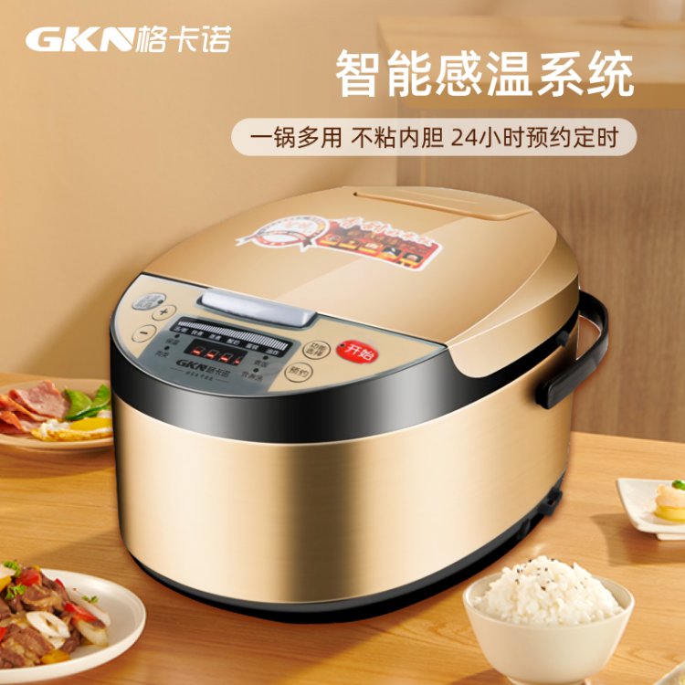 格卡诺智能电饭煲家用5L大容量电饭锅多功能定时预约蒸煮GKN-DFB-04(特供款)